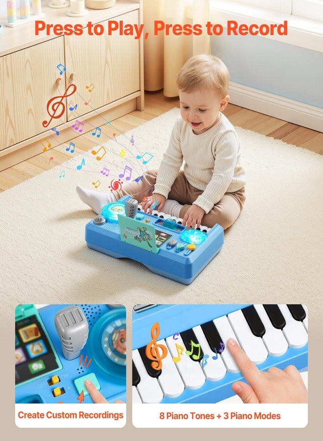 VEVOR Baby DJ Playset for Toddlers 1-3, Educational Musical Table Toys with 133 Sound Sources, Recording and LED DJ Turntable, Baby Activity Table for Birthday, Gift for Kids Aged 6+ Months - Image 4