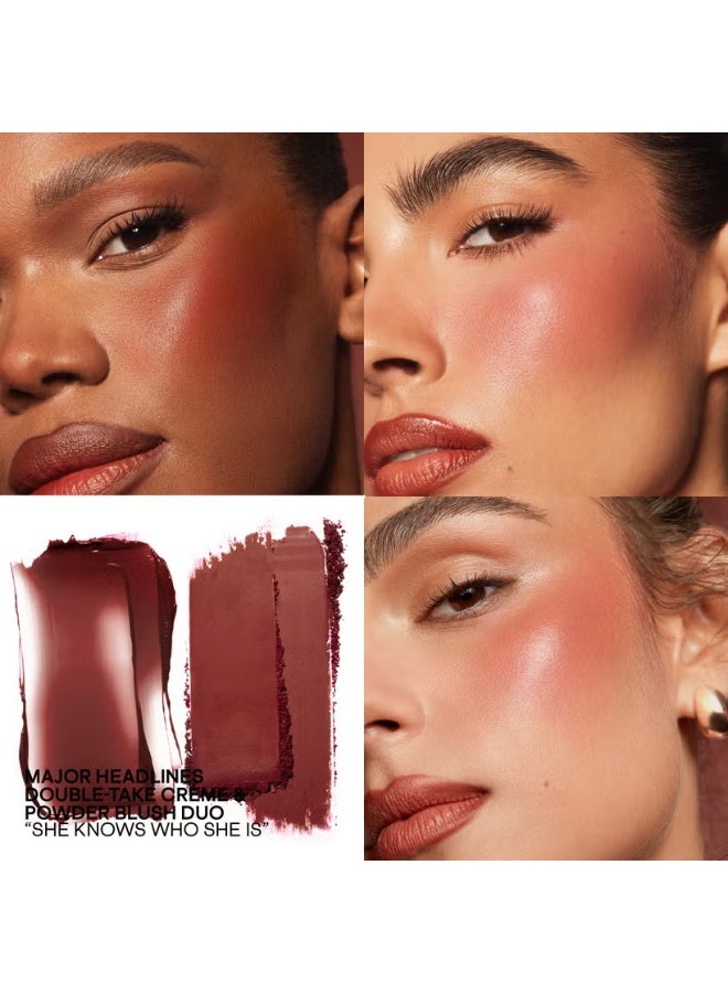 PATRICK TA Major Headlines Double-Take Crème and Powder Blush Duo - She Knows Who She Is - Image 3