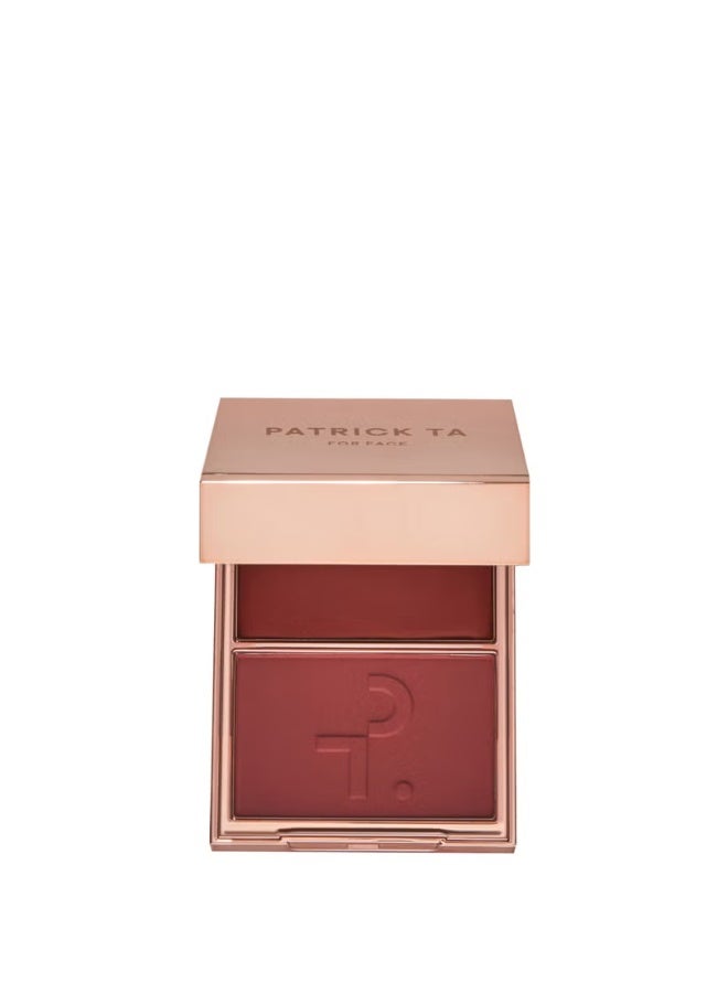 PATRICK TA Major Headlines Double-Take Crème and Powder Blush Duo - She Knows Who She Is - Image 1