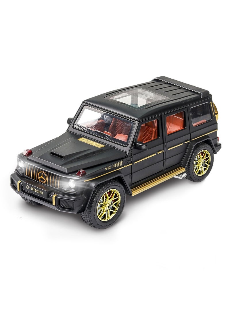 LB 1:24 Die-Cast G-Class SUV Toy Car – Simulation Sound & Light, Pullback Action, 3 Gear Switch, Opening Doors, Engine Detail, Trunk & Steering Function  - Image 1