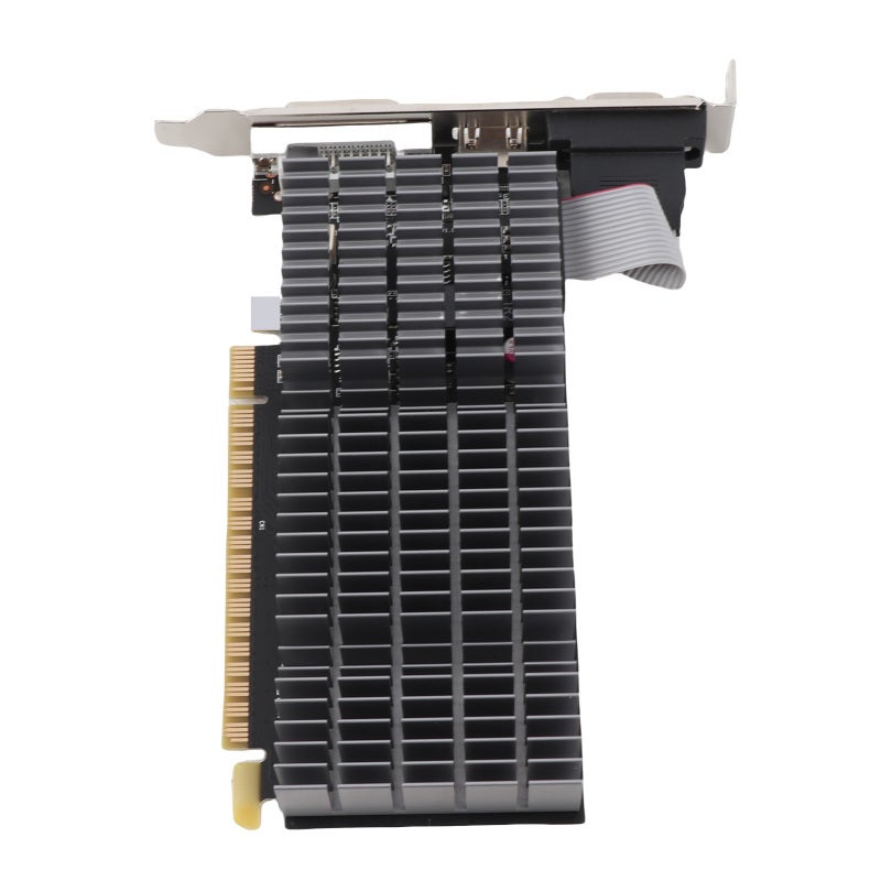 بطاقة رسومات GT710 ذاكرة GDDR3 4 جيجابايت و64 بت - بطاقة رسومات ألعاب عالية السرعة دقيقة 3840x2160 لأجهزة الكمبيوتر المكتبية - Image 3