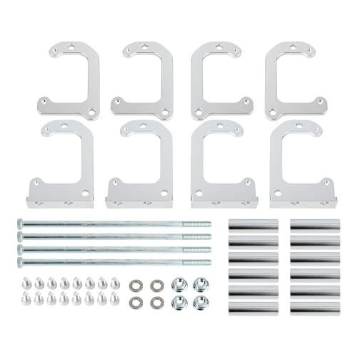 BIGREAT Billet Coil Relocation Brackets Remote Mount Compatible with LS Swap Truck LQ4 LQ9 - Image 1