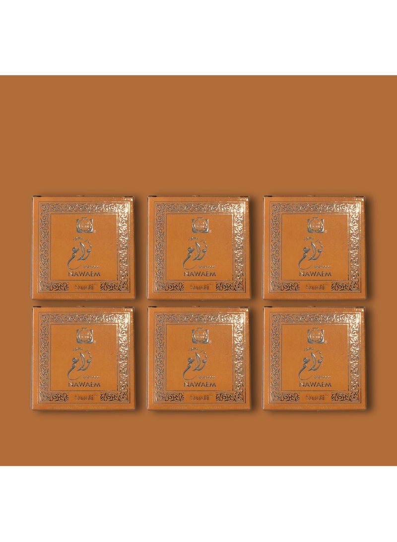 سوراتي 6 قطع بخور نواعم من السوراتي 40 جرام - Image 1