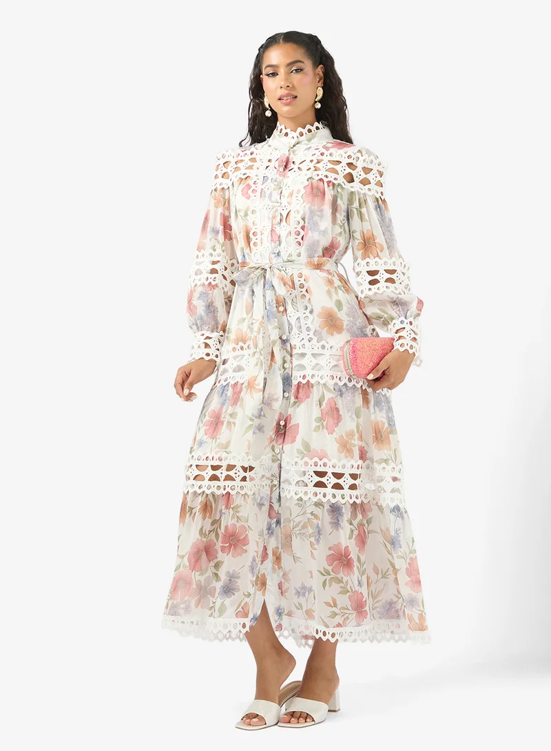 Khizana  Floral Print Dress for Women | Best Price UAE