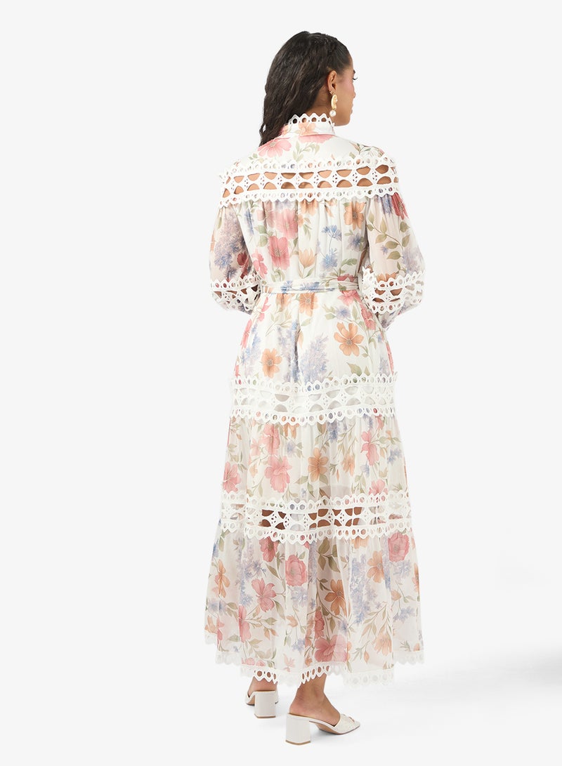 Khizana Floral Print Dress - Image 2