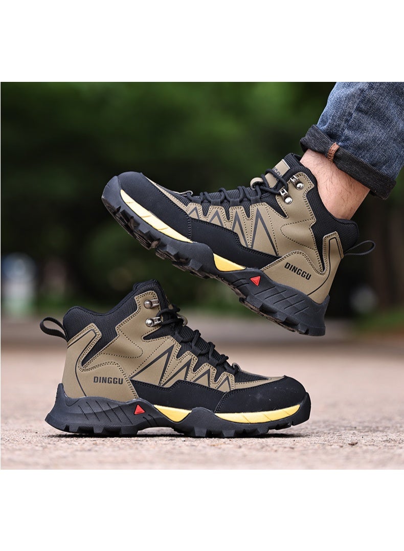 NIBEMINENT High quality Security Boots Men Shoes Puncture-Proof Work Boots Steel toe shoes Work Sneakers Safety boot for engineers Non-slip - Image 1