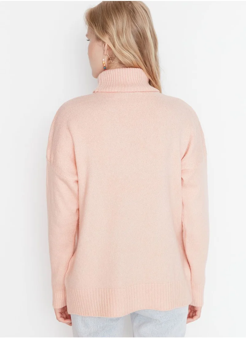 trendyol Oversized High Neck Sweater