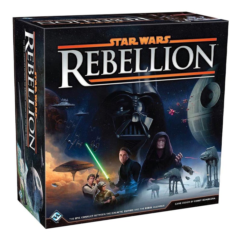 Asmodee Star Wars: Rebellion Board Game - Epic Galactic Empire vs Rebel Alliance Conflict, Tabletop Miniatures Strategy Game for Adults, Ages 14+, 2-4 Players, 3 Hour Playtime - Image 1