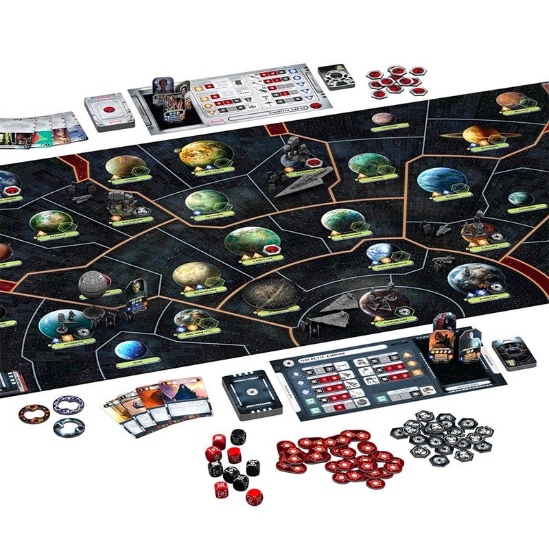 Asmodee Star Wars: Rebellion Board Game - Epic Galactic Empire vs Rebel Alliance Conflict, Tabletop Miniatures Strategy Game for Adults, Ages 14+, 2-4 Players, 3 Hour Playtime - Image 3