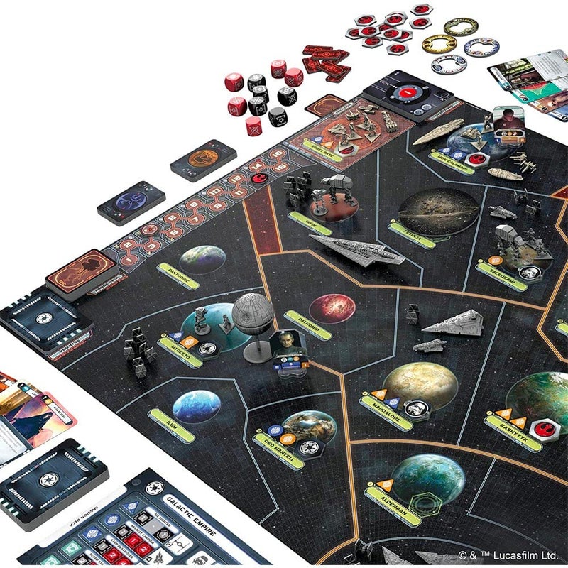 Asmodee Star Wars: Rebellion Board Game - Epic Galactic Empire vs Rebel Alliance Conflict, Tabletop Miniatures Strategy Game for Adults, Ages 14+, 2-4 Players, 3 Hour Playtime - Image 4