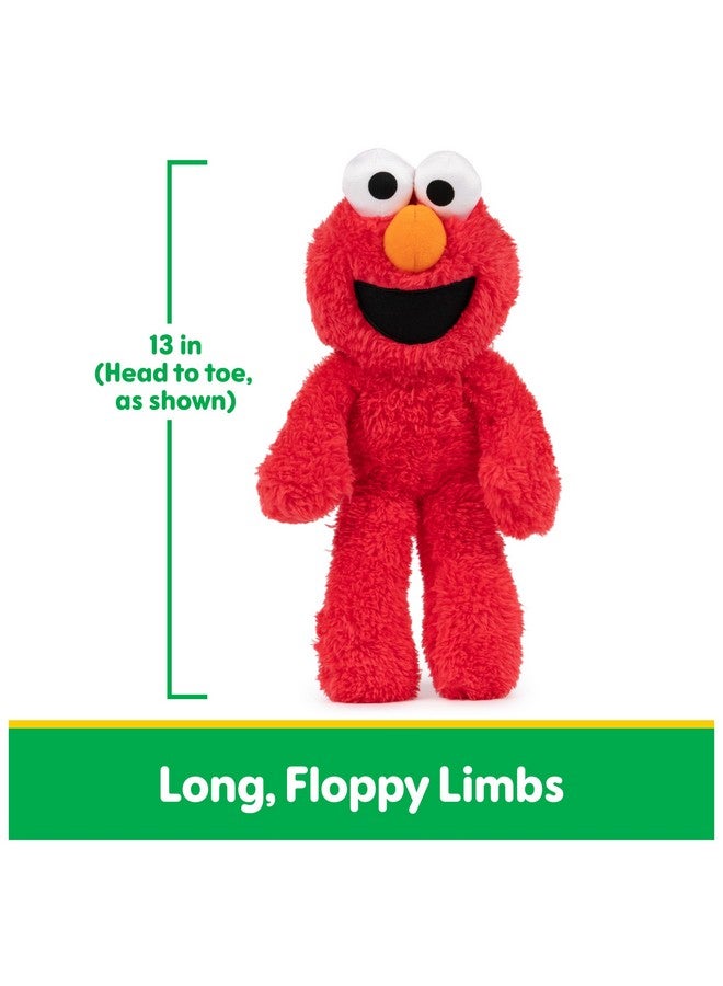GUND دبدوب غوند إلمو من شارع السمسم، لعبة قماشية فاخرة للأطفال من عمر 1 سنة وما فوق، حمراء، 13 إنش - Image 3