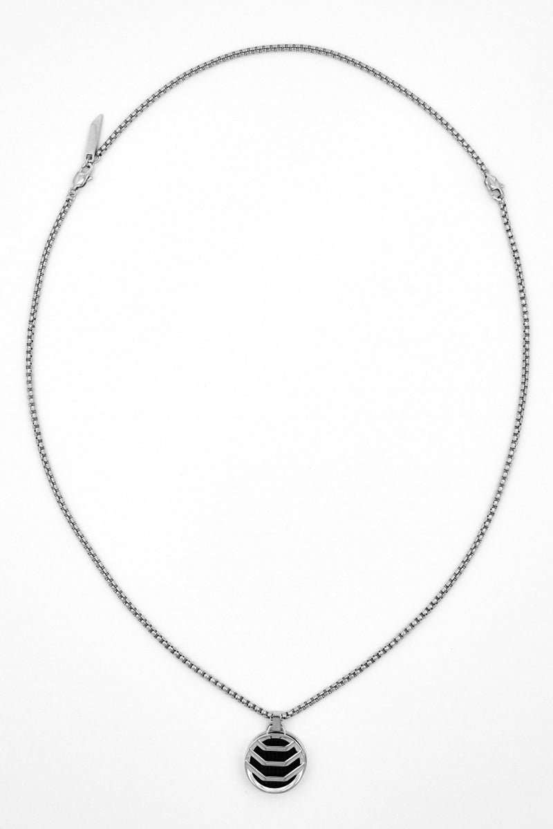 McLaren Men Stainless Steel Stromy Necklace With Pendant, Silver  - Image 4
