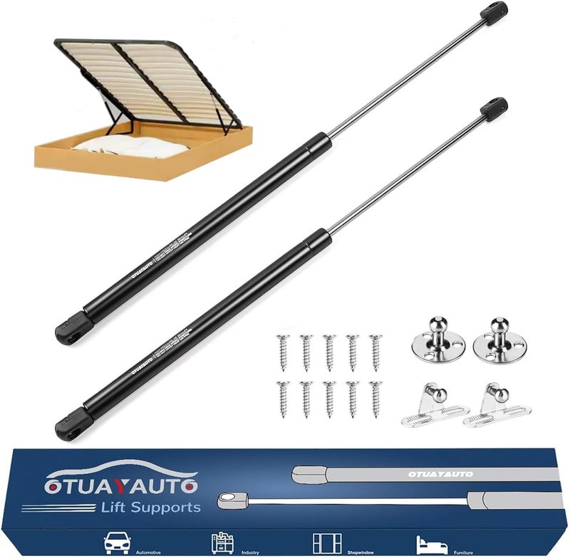 OTUAYAUTO دعامة غاز 20 بوصة 445N100Lbs دعم رفع عالمي مع حوامل تركيب لغطاء قافلة خزانة سرير RV غطاء تونو FIT 85115 LBS غطاء ثقيل OEM C1608054 عبوة من 2