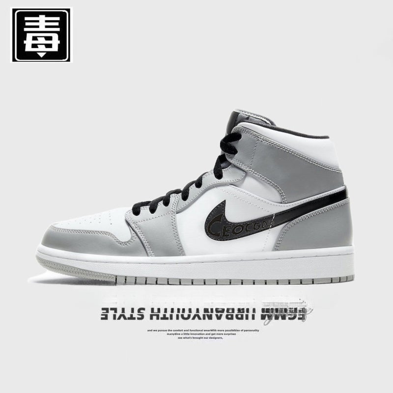 Aj1 High-Top Men'S Shoes, Mid-Top Women'S Shoes, Patent Leather First Layer Cowhide Chicago Shoes, Breathable Versatile Trendy Sneakers - Image 2