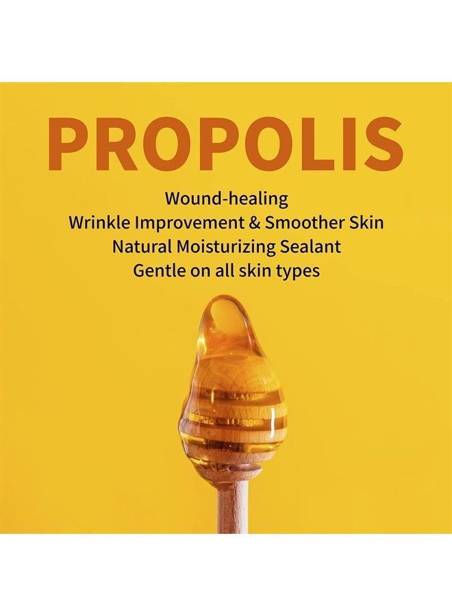 iUNIK Propolis Vitamin Glow Sleeping Mask Night Moisturizer Cream 2.03 Fl Oz Overnight Moisturizing cream Tea Tree Centella Asiatica Extracts Anti-Sagging Even Tone Rehydrate Firm Maturing Skin VEGAN - Image 5