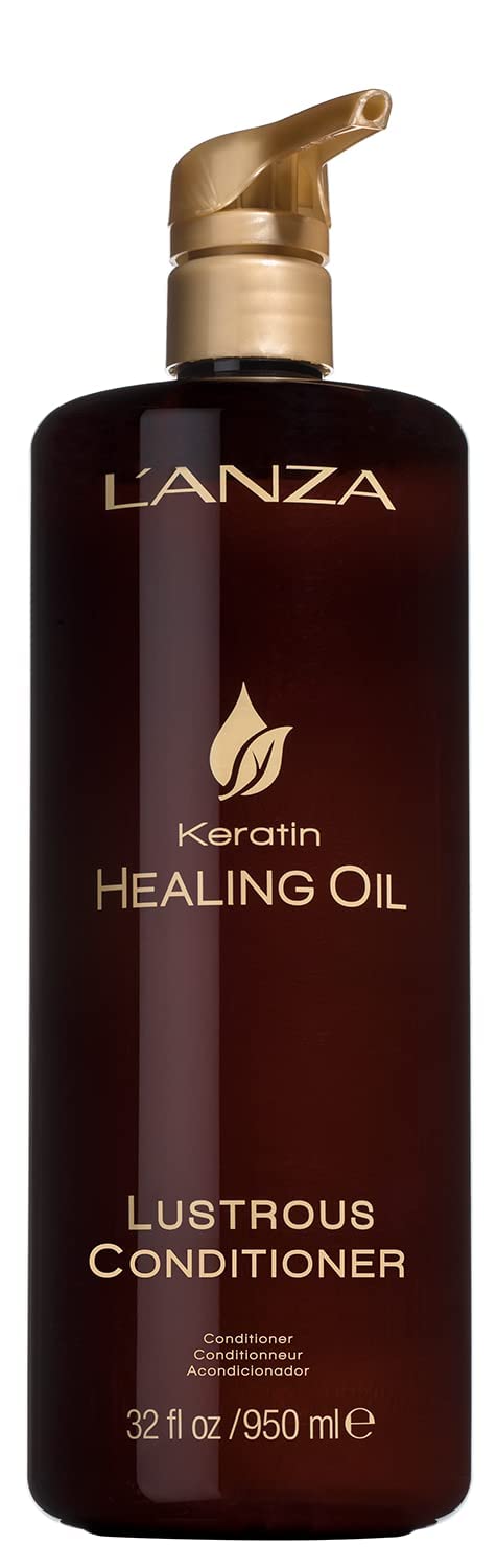 LANZA Keratin Healing Oil Lustrous Conditioner Deep Conditioner for Dry Damaged Hair Repairs  Boosts Hair Shine  Strength Sulfate Free Cruelty Free Paraben Free Hair Care
