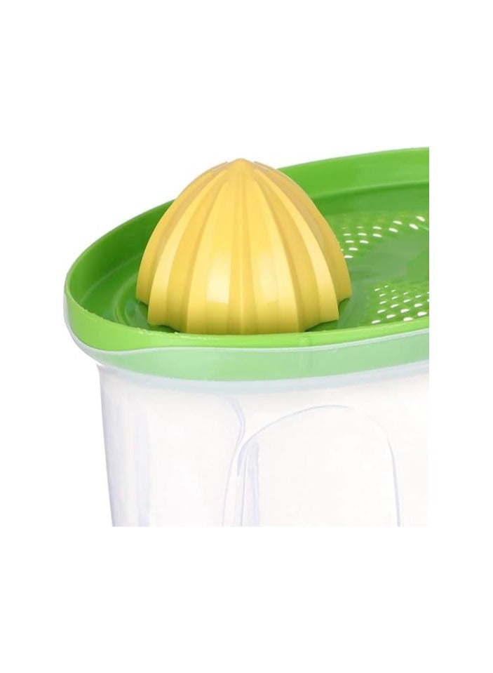 Manual Plastic Jar  Orange Juicer 1.6 Liter - Multi Color  - Image 4