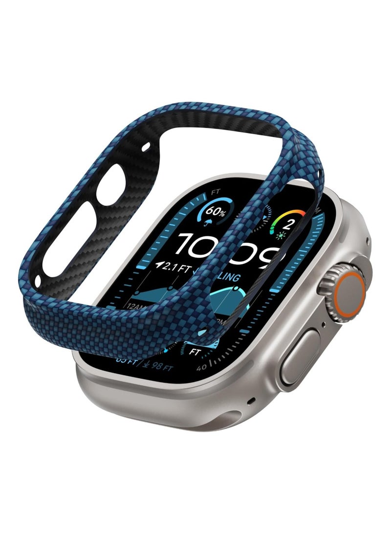 PITAKA حافظة PITAKA لساعة آبل ألترا/ساعة آبل ألترا 2، حافظة أنيقة رقيقة لساعة آبل ألترا 2 49 مم، حافظة هوائية من ألياف الأراميد - شروق القمر - Image 1