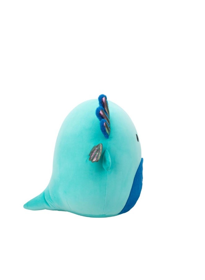 Squishmallows SQCR - Large Plush (16" Squishmallows) (Noelani - Teal Axolotl w/Wings) - Image 3