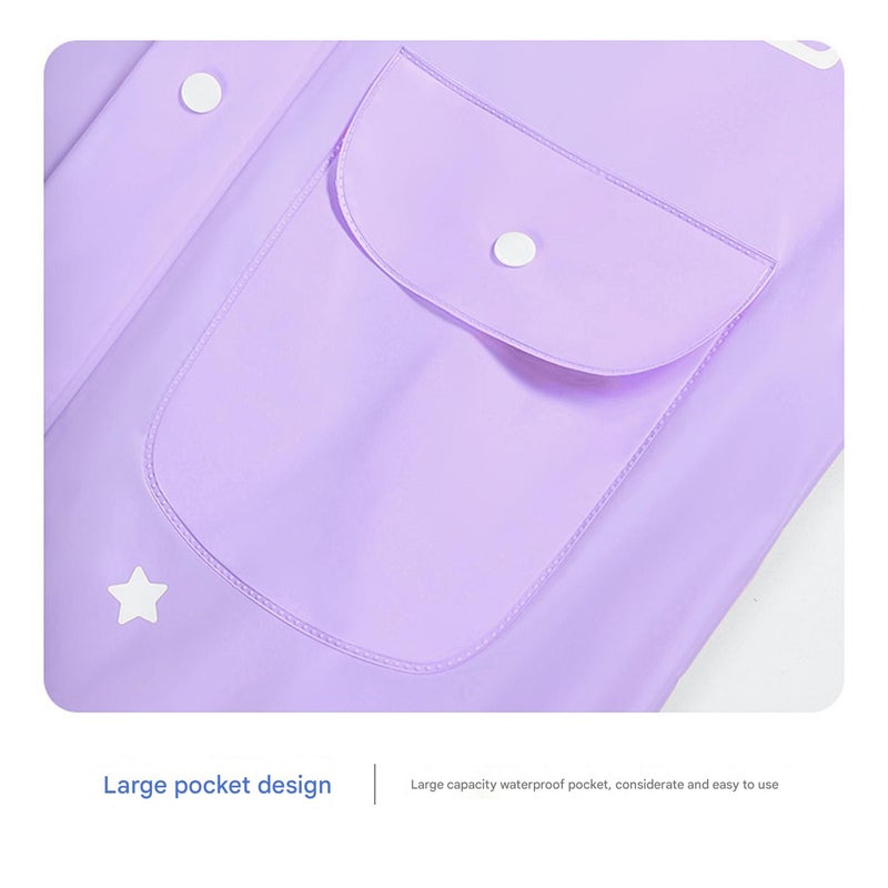 Children's EVA raincoat and rain poncho - Image 5