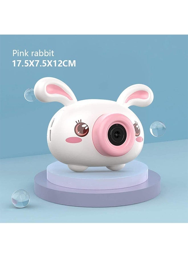 JCB CHIC Bubble Machine for kids Cartoon Animal Bubble Camera Automatic Bubble Maker Toy with Colorful Flashing Lights for Boys and Girls Summer Outdoor Play Birthday Gifts & Party Favors - Image 2