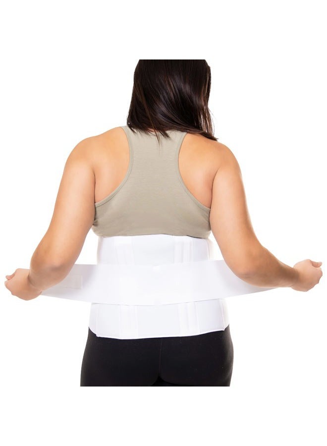 BraceAbility Plus Size 3XL Bariatric Back Brace - XXXL Big and Tall Lumbar Support Girdle for Obesity Lower Back Pain in Extra Large, Heavy or Overweight Men and Women (Fits 55"-61") - Image 1