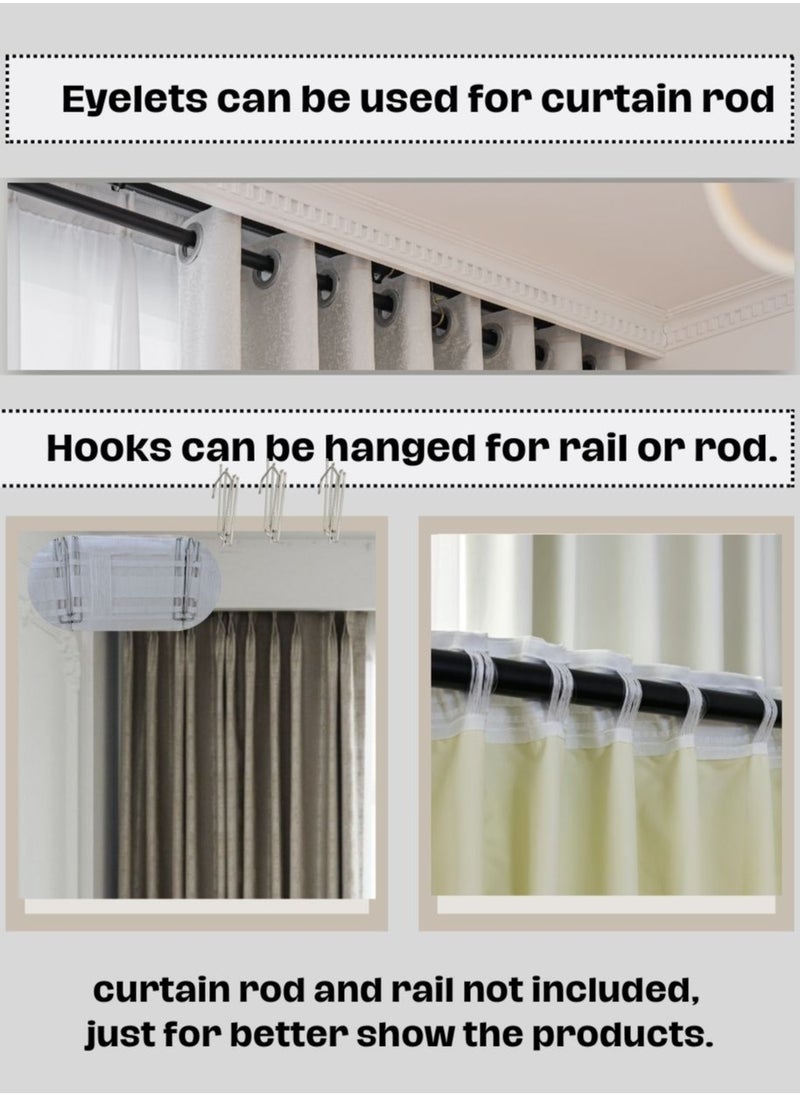 Golden Homee Bedroom Blackout Curtain 1 piece Insulation Noise Reduce Heat  - Image 4