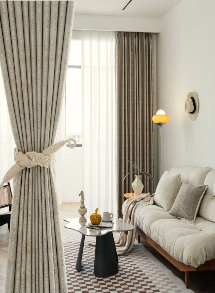 Golden Homee Bedroom Blackout Curtain 1 piece Insulation Noise Reduce Heat