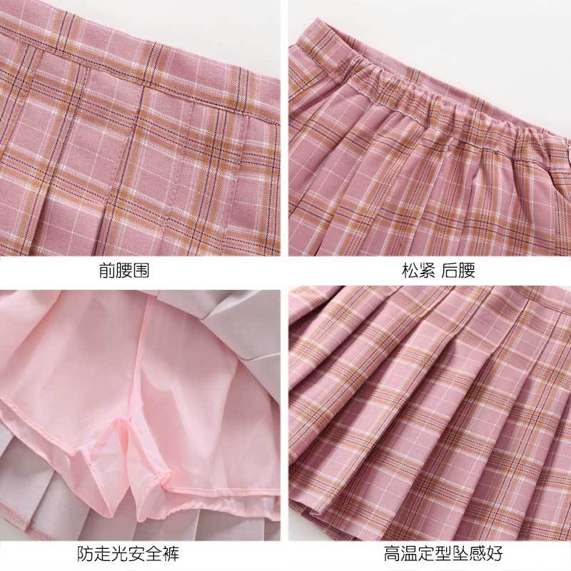 Big Sale Girls Skirt Kidsren'S Clothing Spring & Fall New Korean Style Elastic Waist Medium And Large Kidsren'S Short Skirt School Uniform Kidsren'S Pleated Skirt - Image 5