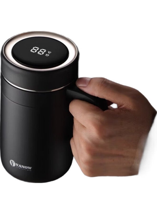 Vanow Intelligent Temperature Measurement And Insulation Cup, Tea Infuser For Men And Women, Office Tea Steeping Cup, 316 Stainless Steel Customized Water Cup - Image 1