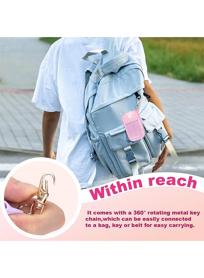 Quantum 3 PCS Hand Sanitizer Spray Case, Protective Case with Keychain for Power Mist,  Silicone Hand Sanitizer Case for Power Mist and Glow Mist - Image 5