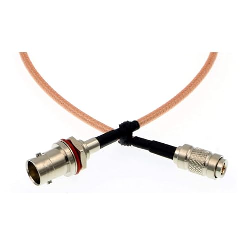Uonecn HD SDI DIN 1.0/2.3 Mini BNC to BNC Female RG179 for Blackmagic HyperDeck Shuttle 12'' - Image 1