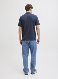 JACK & JONES Jjverner Verner Chest Print Polo Shirt  - Image 2