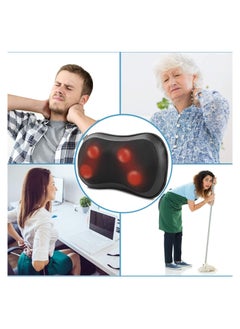 RENPHO Back Massager With Heat, Ultra Slim Shiatsu Lower Back Neck Massage Pillow, 3-Speeds With Net Cover Electric Shoulder Massage  - Image 3