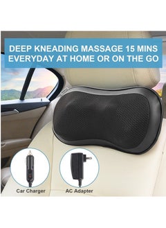 RENPHO Back Massager With Heat, Ultra Slim Shiatsu Lower Back Neck Massage Pillow, 3-Speeds With Net Cover Electric Shoulder Massage  - Image 2