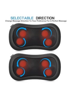 RENPHO Back Massager With Heat, Ultra Slim Shiatsu Lower Back Neck Massage Pillow, 3-Speeds With Net Cover Electric Shoulder Massage  - Image 5
