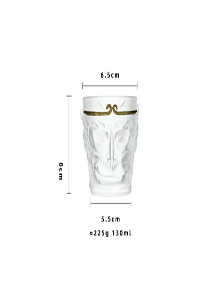 Frosted glass teacups, fine handicrafts, suitable for tea, juice, milk, coffee, etc. - Image 4