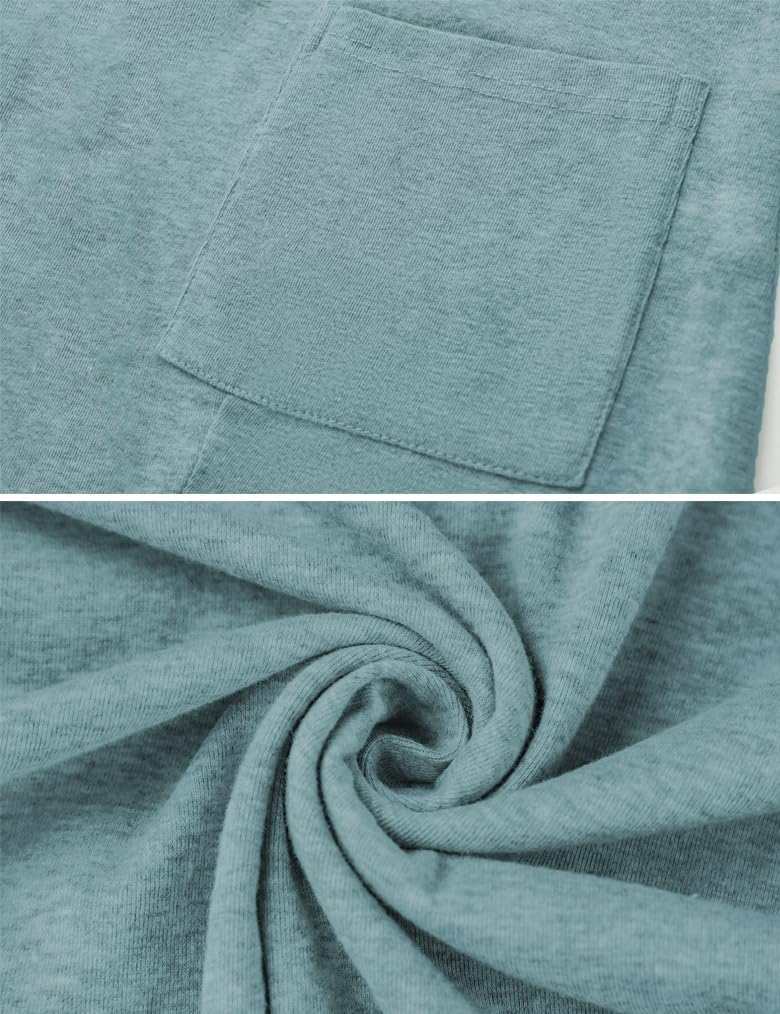 Poetsky Long Tops to Wear with Leggings Winter Dresses Shirts for Women Womens Lightweight Sweaters Fall 2026 Bluish Grey 2XL - Image 3