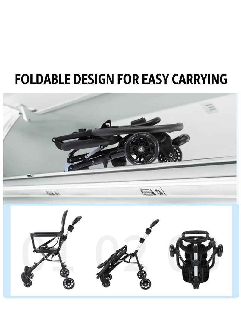 عربة جيب لعربة السفر للطائرة - عربة صغيرة محمولة صغيرة للسفر للاطفال الصغار - Image 5