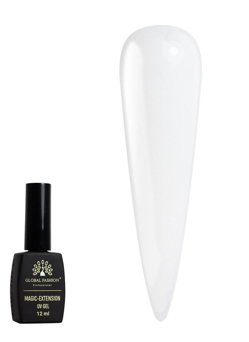 GLOBAL FASHION GLOBAL FASHION MAGIC-EXTENSION UV GEL -Smart Gel 12 ML  #1/ (Transparent)  - Image 1