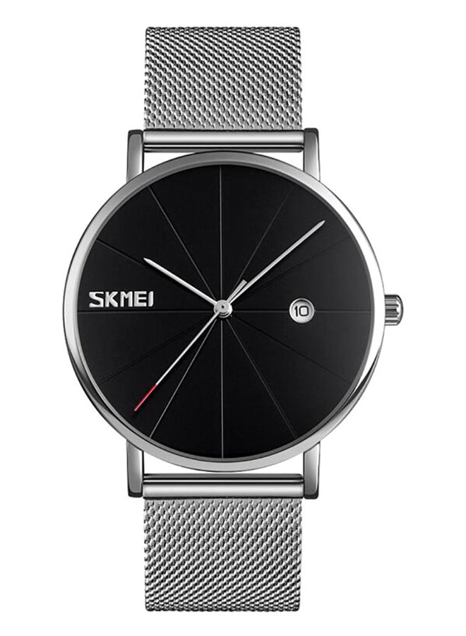 Men's Metal Analog Watch - 9183 - 40 mm - Silver - Image 1