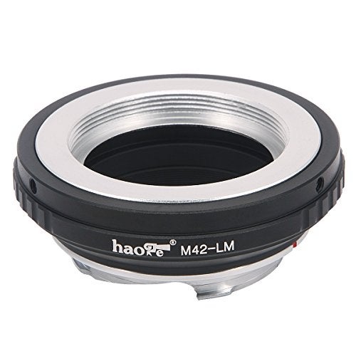 Haoge Lens Mount Adapter for M42 42mm Screw Mount Lens to Leica M LM Mount Camera Such as M240, M240P, M262, M3, M2, M1, M4, M5, M6, MP, M7, M8, M9, M9-P, M Monochrom, M-E, M, M-P, M10, M-A - Image 1