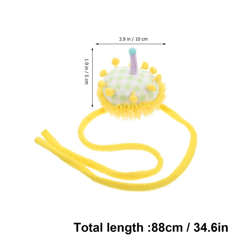2pcs Birthday Cake Headband Kids Hair Hoop Hair Band Kids Decorative Cartoon Headband for Girls - Image 2