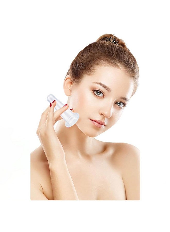 Hodaqe 4 PCS Facial Cupping Set - Silicone Cupping Cups Massage Set for Face Lift and Vacuum Suction Therapy - Image 3