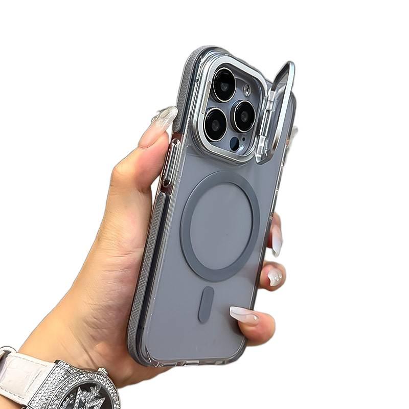 غطاء MagSafe | TPU+PC حماية من السقوط | مقاوم للصدمات لـ iPhone 11 | رمادي - Image 1