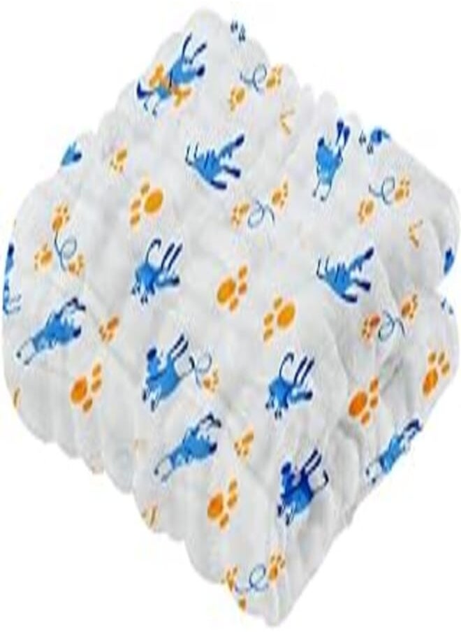 MARGOUN MARGOUN Baby Muslin Washcloths Soft Face Cloths for Newborn 30 * 30 cm, Absorbent Bath Face Towels, Baby Wipes, Burp Cloths or Face Towels (A08) 