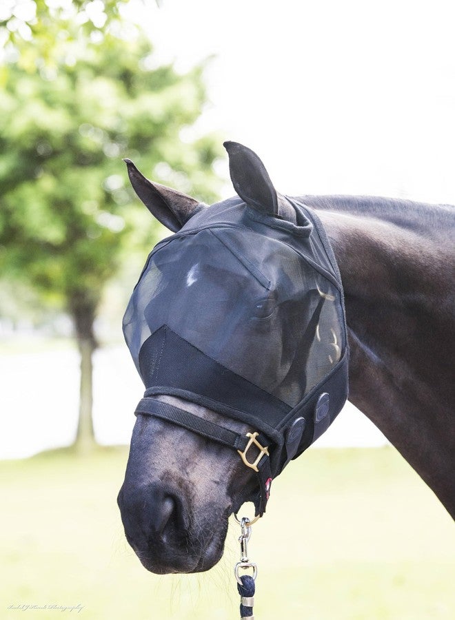 Defender Comfort Fly Mask Without Ears Cob Black