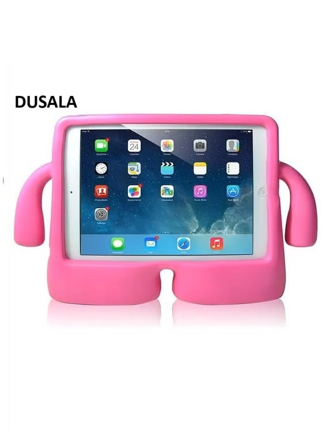 DUSALA Kids Shock Proof EVA Case with Handle & Stand for iPad Pro 11 Inch Bright Durable Cover(Pink)