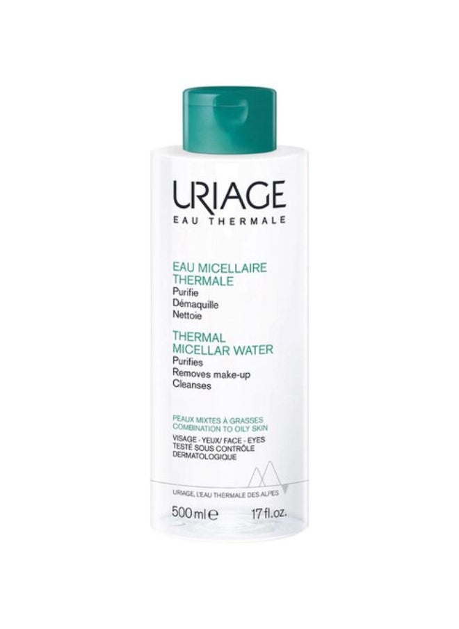 Uriage - THERMAL MICELLAR WATER MAKE-UP REMOVER NORMAL TO COMBINATION SKIN 500ml - Image 1
