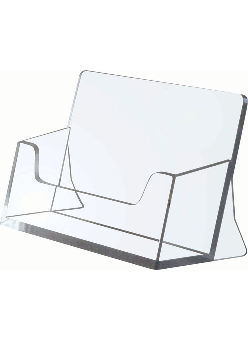 KRC Display - Desktop Transparent Business Card Holder 5 Pieces - Image 1